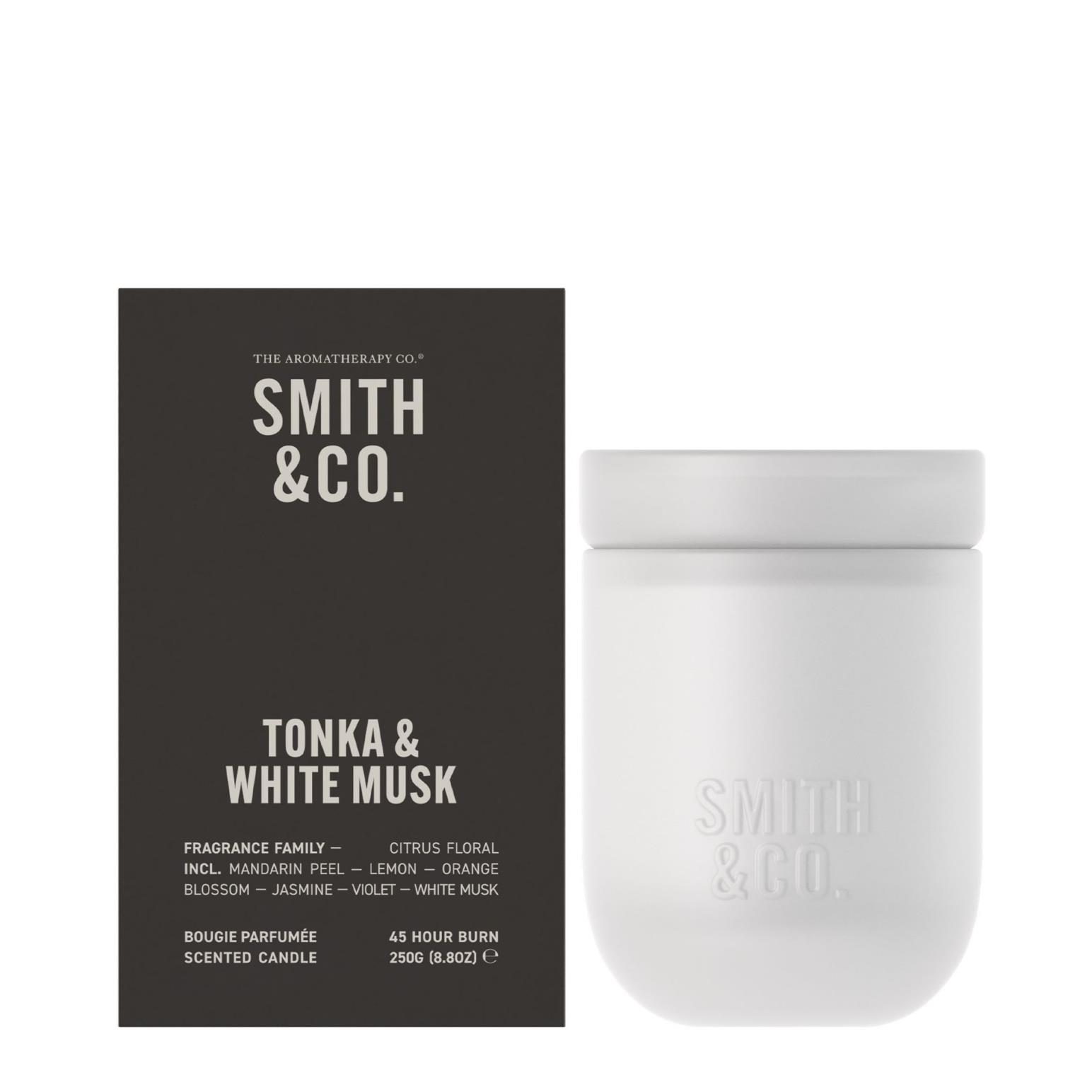 Smith & Co.. Candle 250g - Tonka & White Musk